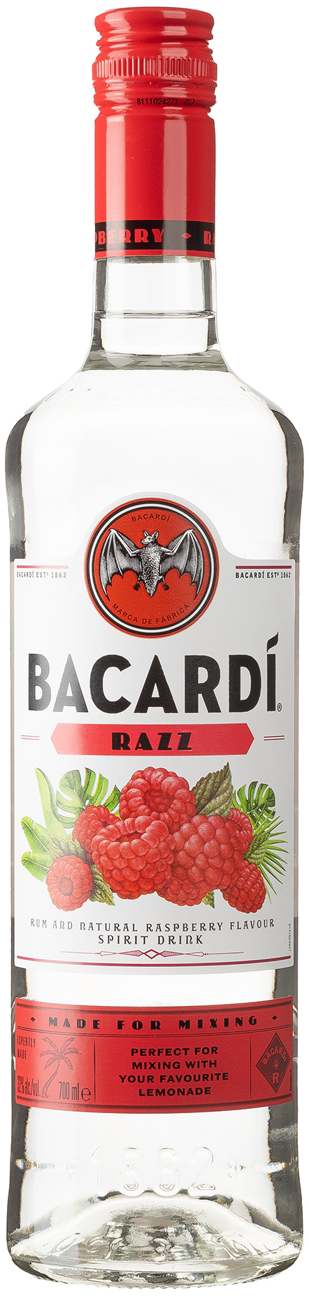 Bacardi Razz 32% vol. 0,7L