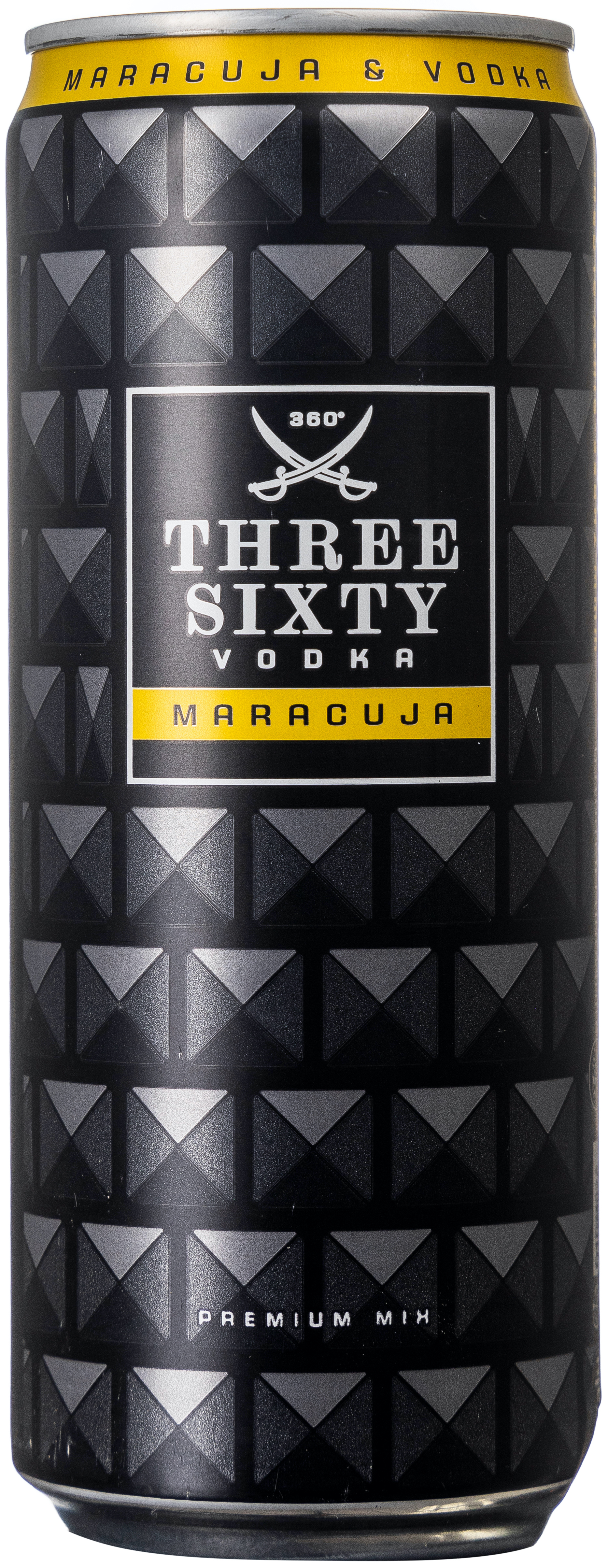 Three Sixty Vodka & Maracuja 10% vol. 0,33L EINWEG