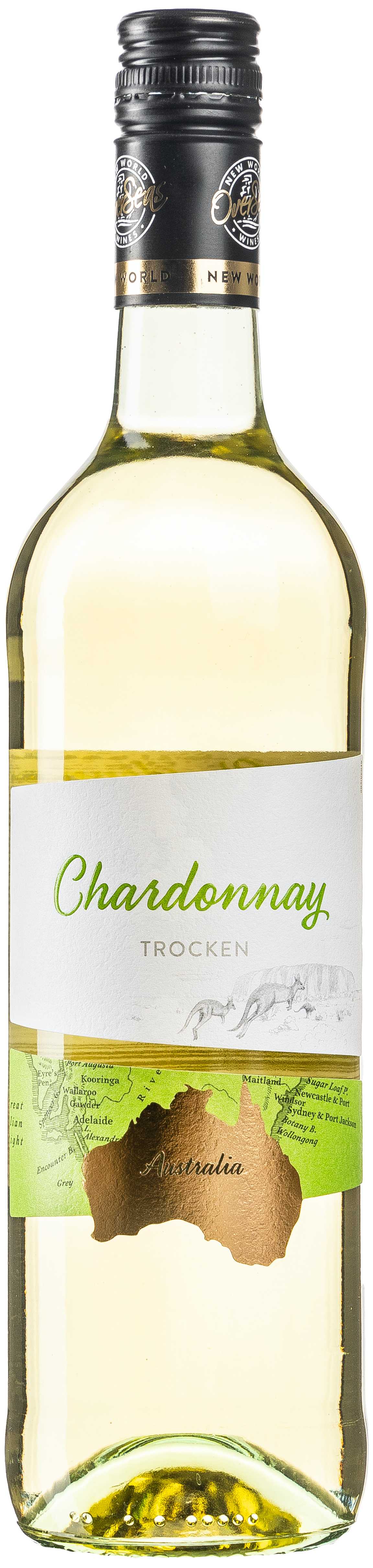 OverSeas Australien Chardonnay Trocken 12,5% vol. 0,75L