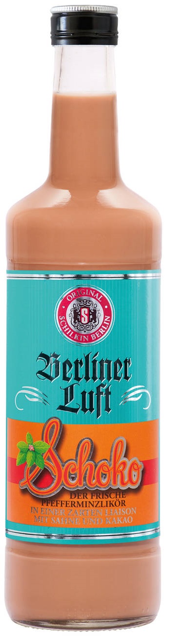 Berliner Luft Schoko Pfefferminzlikör 15% vol. 0,7L