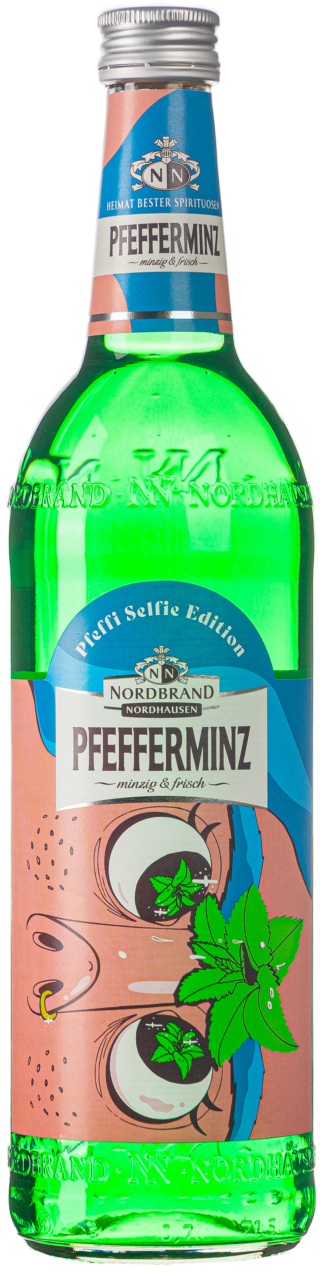 Nordhausen 0,7L Pfefferminzlikör 18% Nordbrand