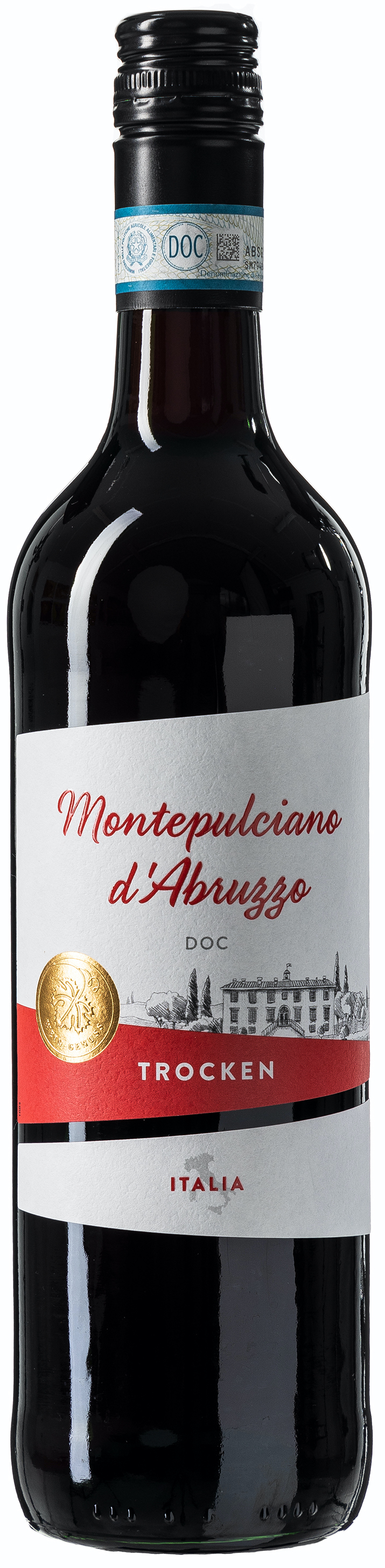 Wein-Genuss Montepulciano D´Abruzzo trocken 12,5% vol. 0,75L