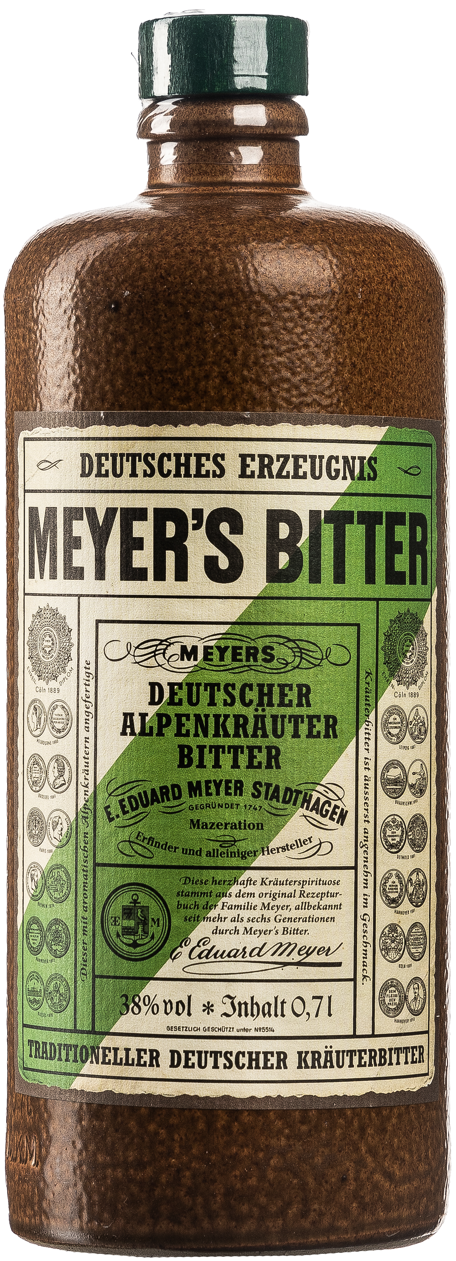 Meyers Bitter Deutscher Alpenkräuter Bitter 38% vol. 0,7L