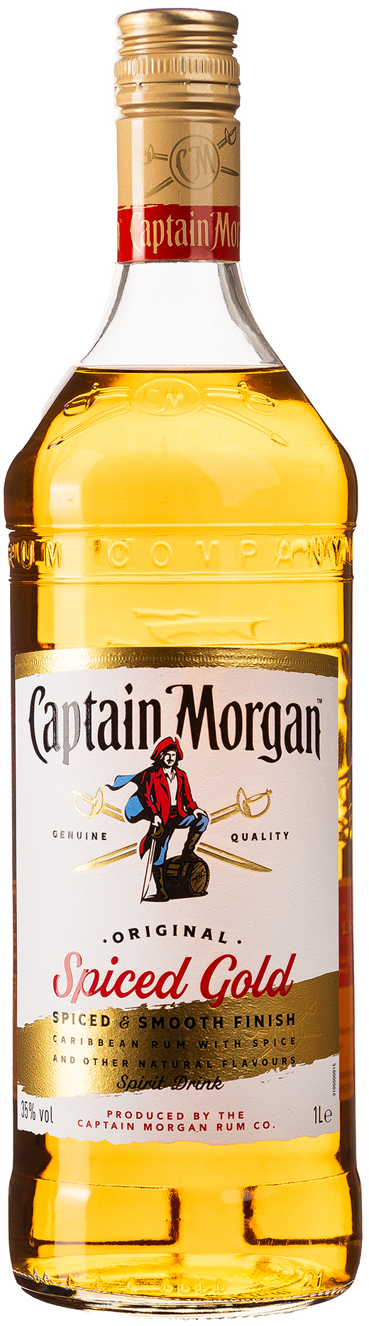 l White Karibik Morgan 0,7 White Rum Rum % Captain Caribbean 37,5 Finest vol