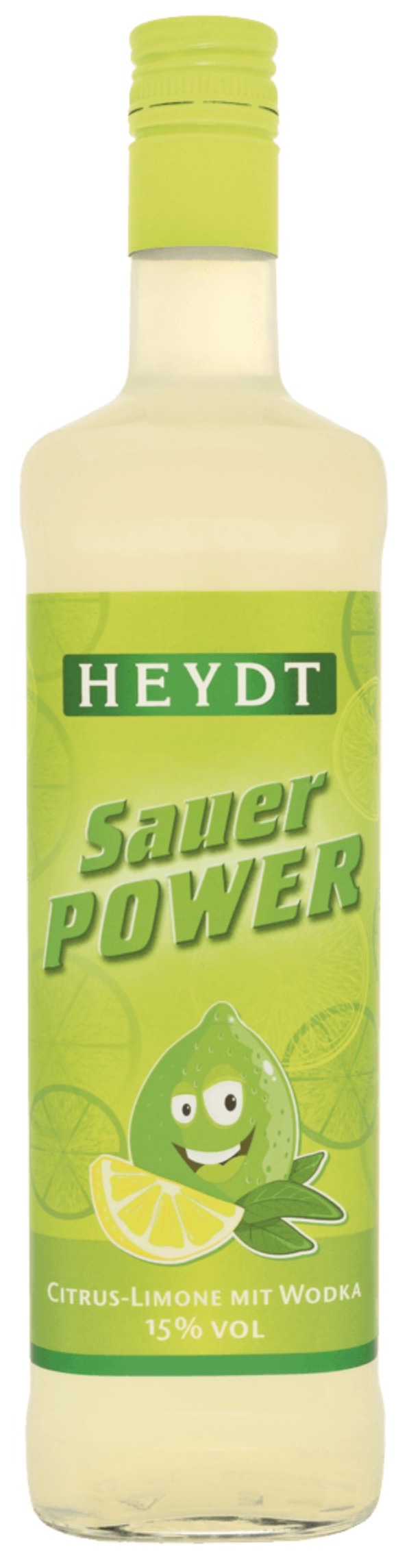 Heydt Sauer Power Citrus-Limone mit Wodka 15% 0,7L