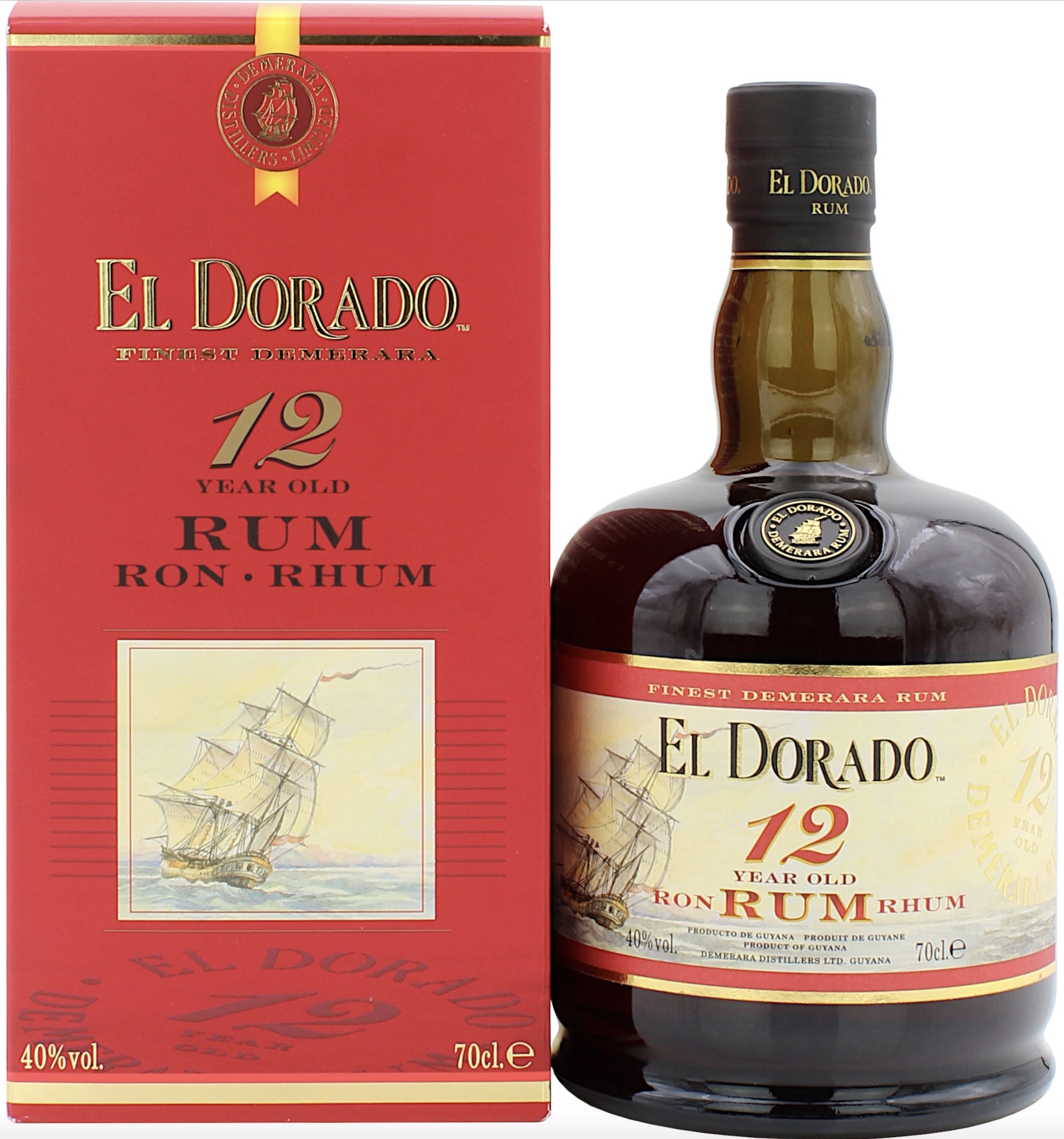 El Dorado Rum 12 Jahre 40% vol. 0,7L