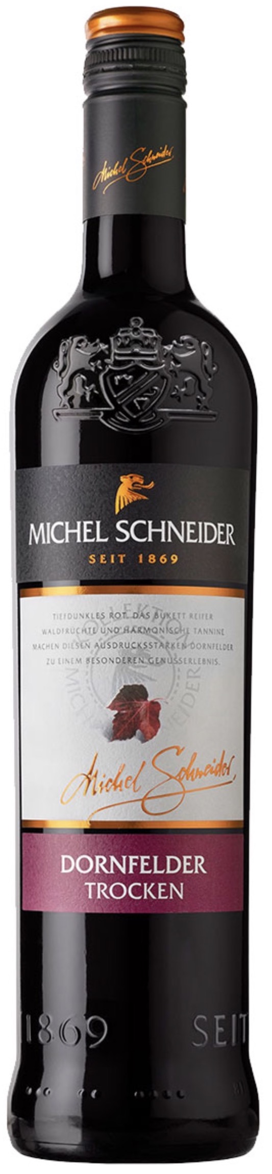 Michel Schneider Dornfelder Pfalz trocken 12,5% vol. 0,75L