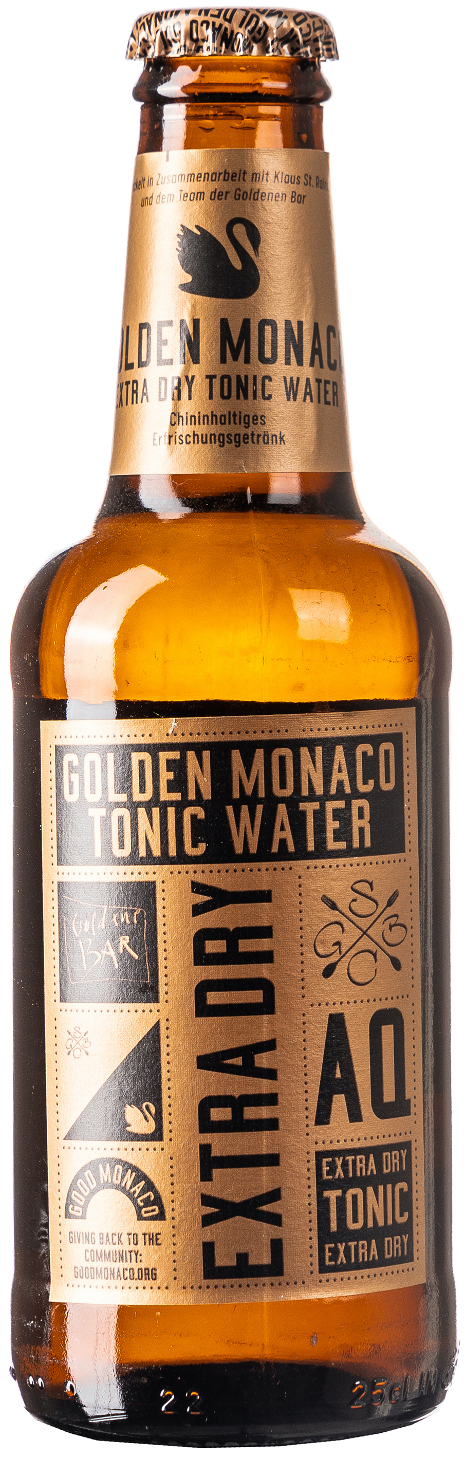 Aqua Monaco Golden Extra Dry Tonic Water 0,230L MEHRWEG