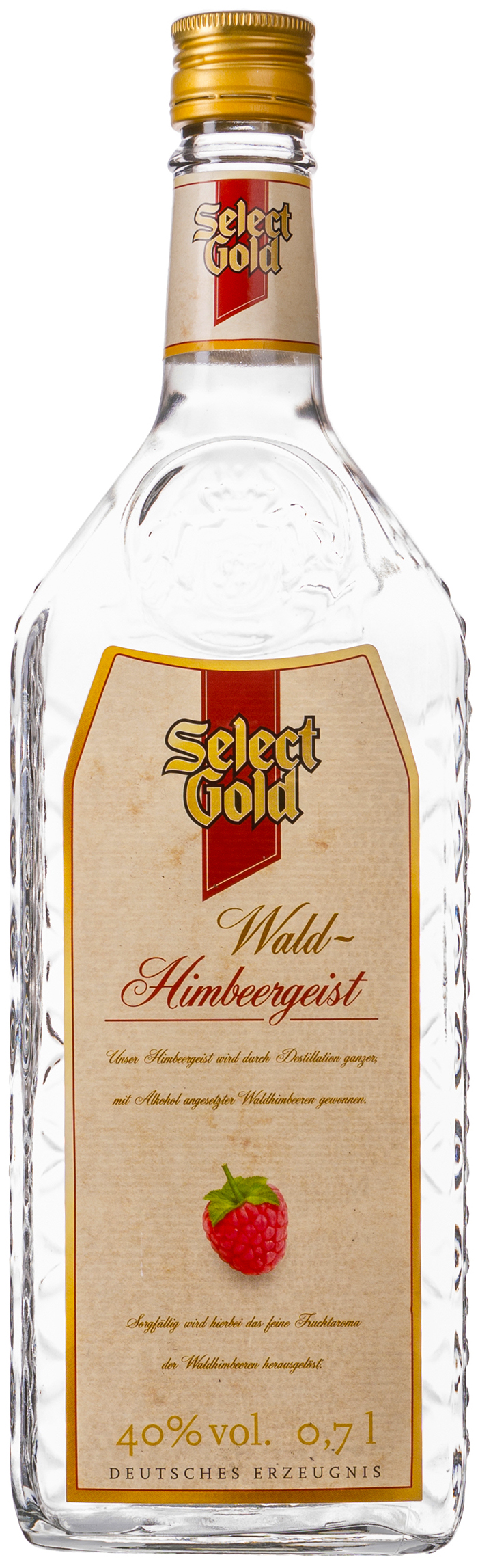 Select Gold Waldhimbeergeist 40% vol. 0,7L