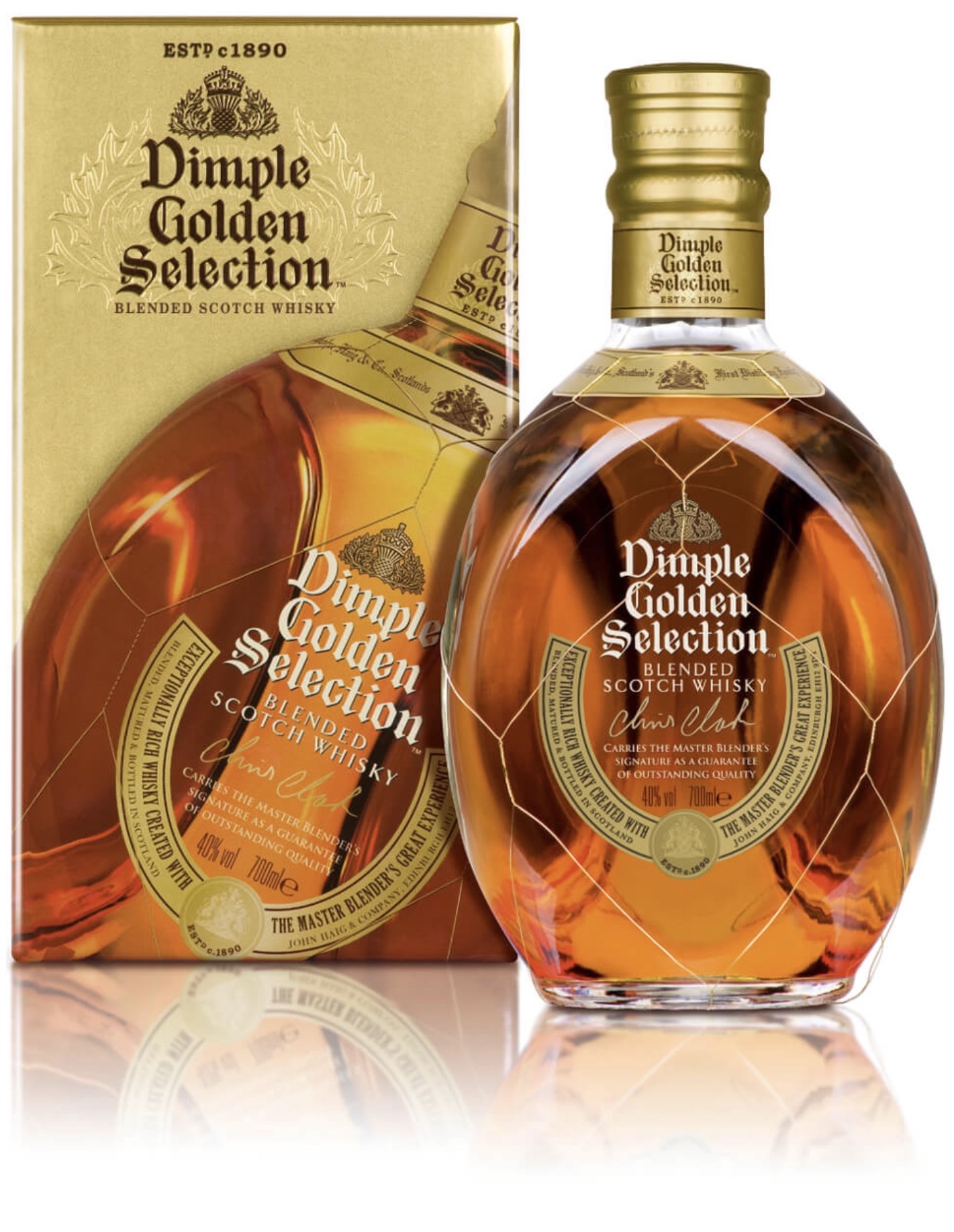 Dimple Gold Selection blended Scotch Whisky GP 40% 0,7L
