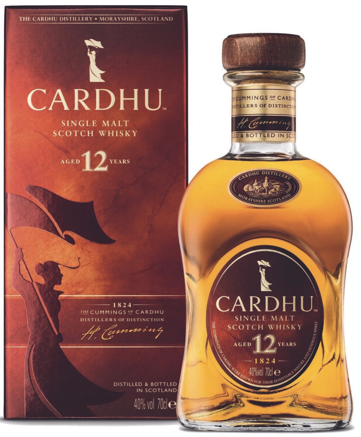 Cardhu Single Malt Scotch Whisky 12 Years GP 40%  0,7L