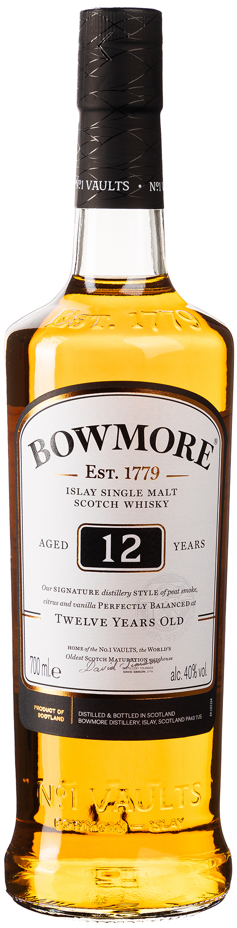 Bowmore Islay Single Malt Scotch Whisky 12Y GP 40% vol. 0,7L