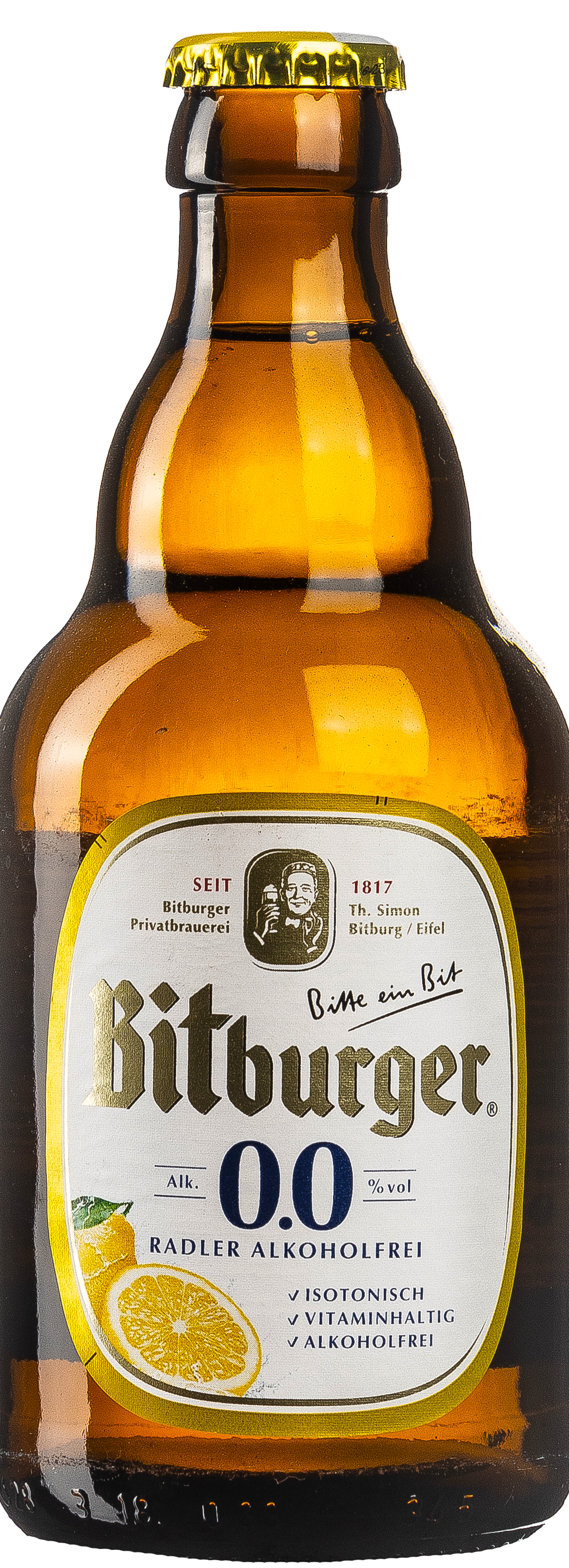 Bitburger Radler Alkoholfrei stubbi 0,33L MEHRWEG