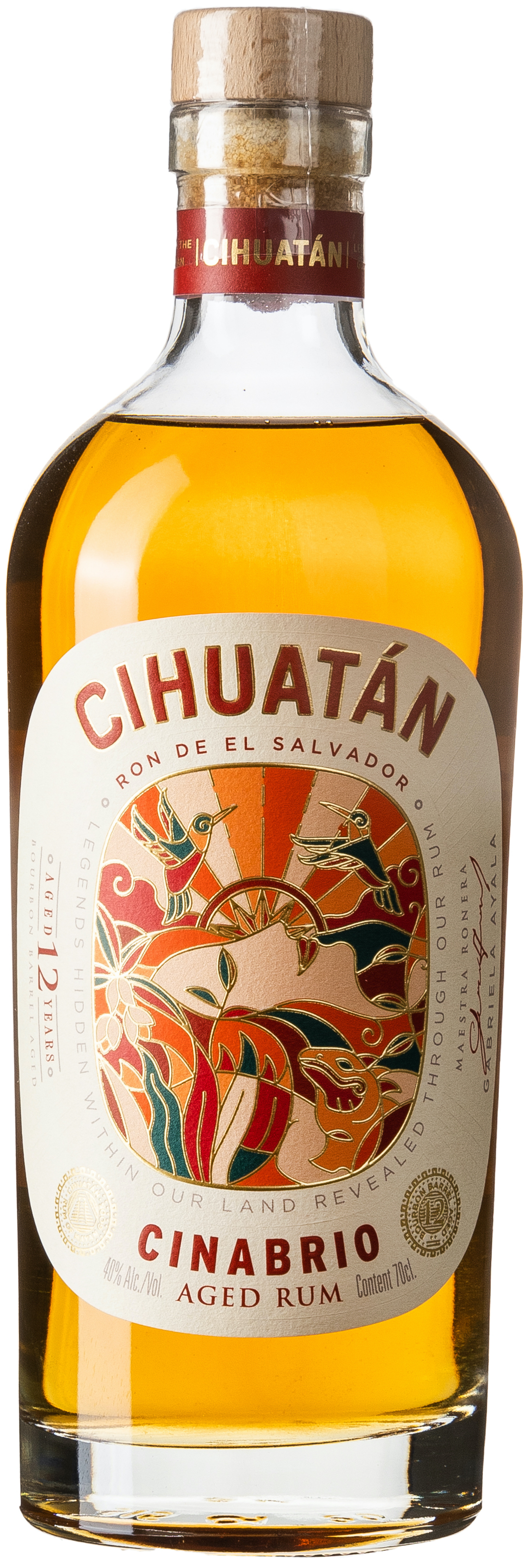 Cihuatán Cinabrio Rum 12 Jahre 40% vol. 0,7L