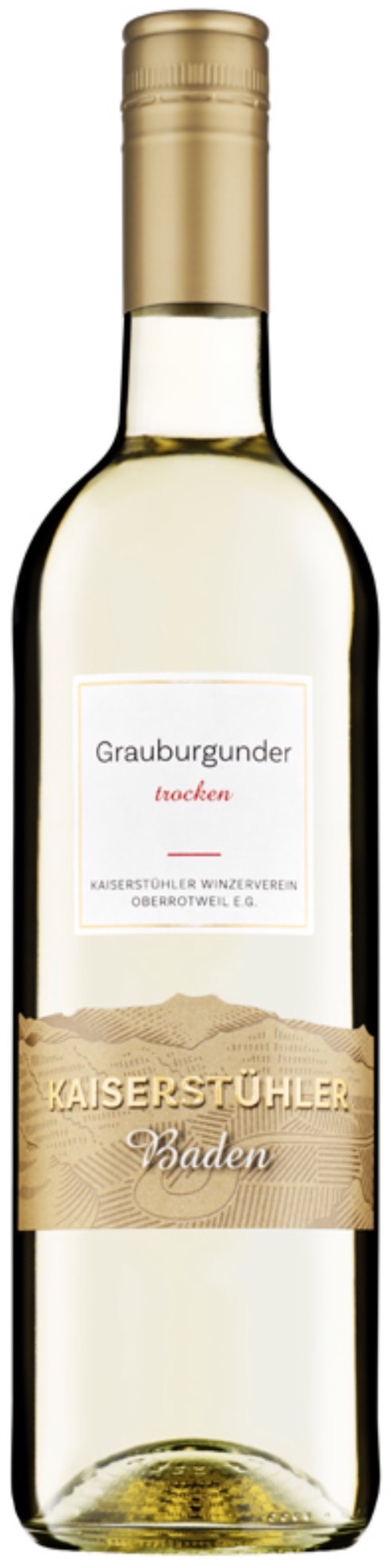 Kaiserstühler Grauburgunder Baden trocken 12% vol. 0,75L