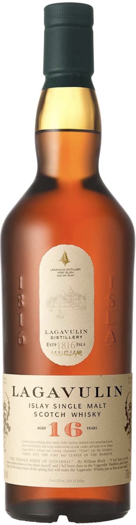 Lagavulin Islay Single Malt Scotch Whisky 16 Jahre 43% vol. 0,7L