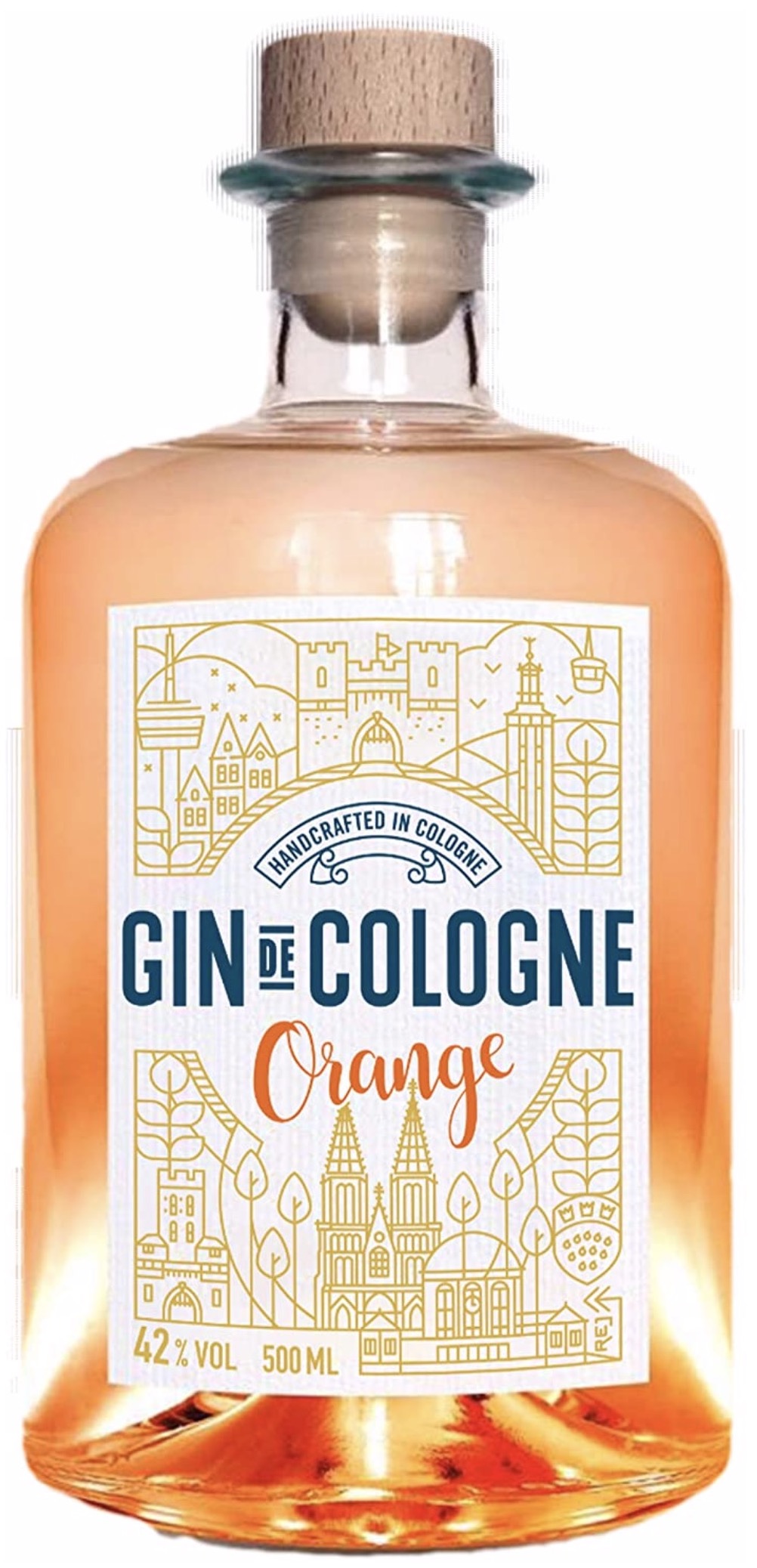 Gin de Cologne Orange 42% vol. 0,5L