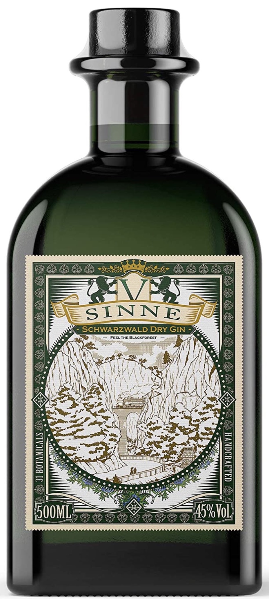 V-SINNE Schwarzwald Dry Gin 45% vol. 0,5L