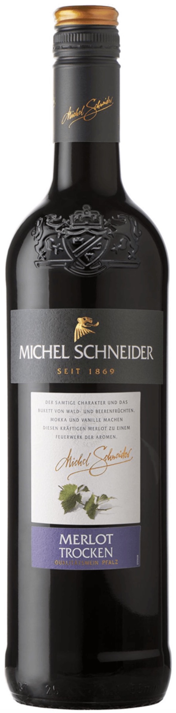 Michel Schneider Merlot Pfalz trocken 12,5% vol. 0,75L