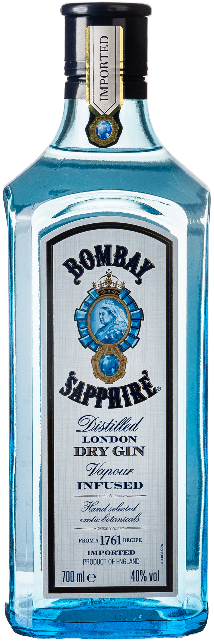 London Dry 40% Bombay Gin vol. 0,7L Sapphire