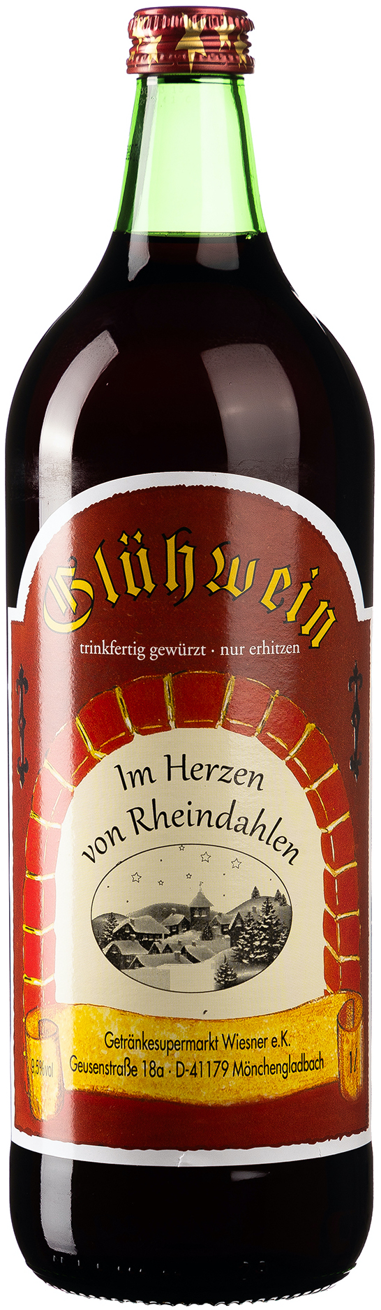 Glühwein Im Herzen von Rheindahlen 9,5% vol. 1,0L