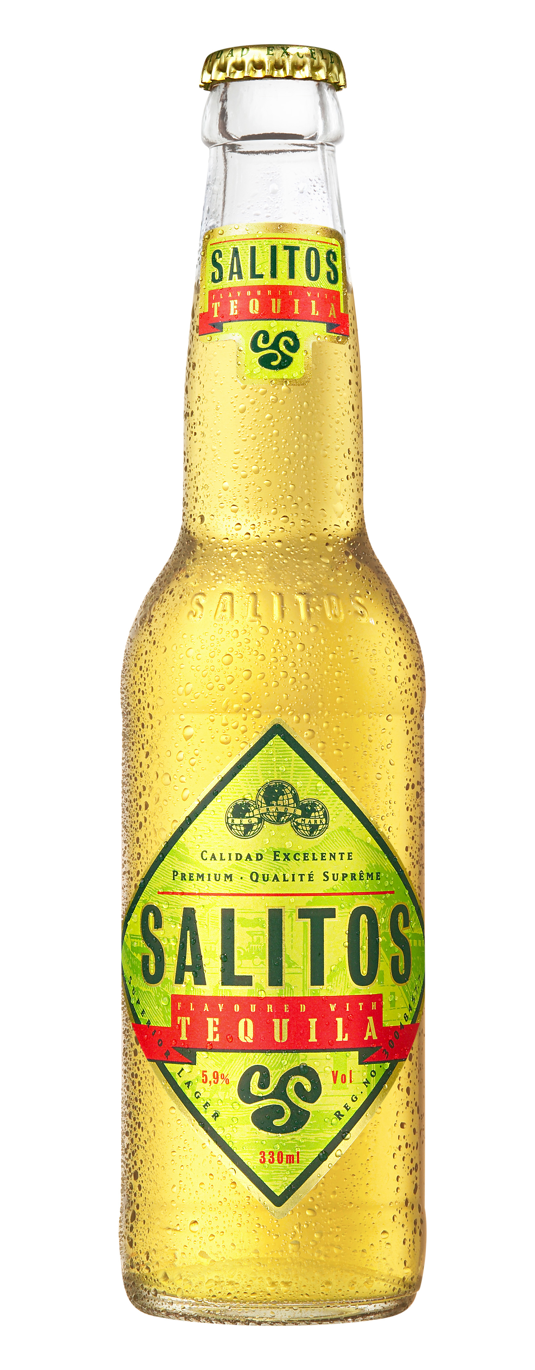 Salitos Tequila Bier 0,33L MEHRWEG