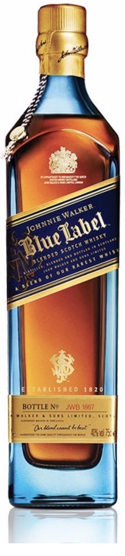 Johnnie Walker Blue Label 40% vol. 0,7L