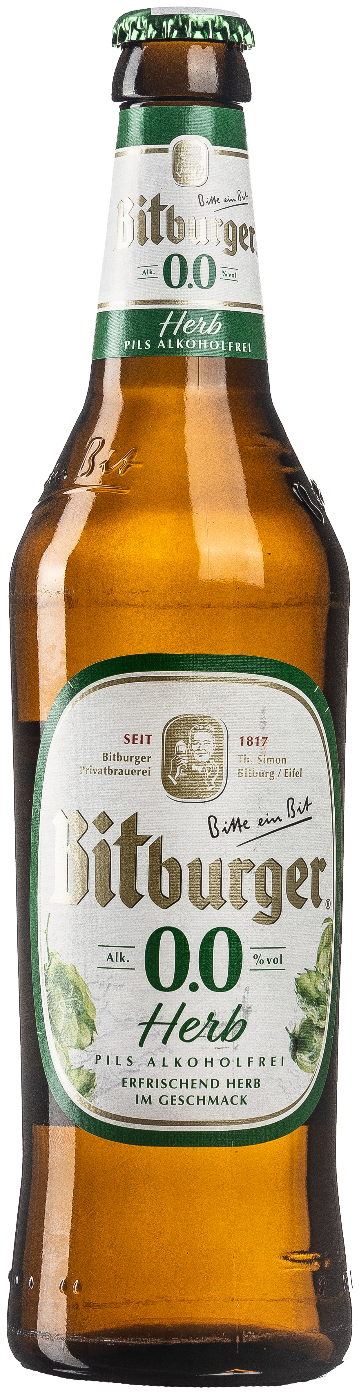 Bitburger Pils Herb Alkoholfrei 0,5L MEHRWEG