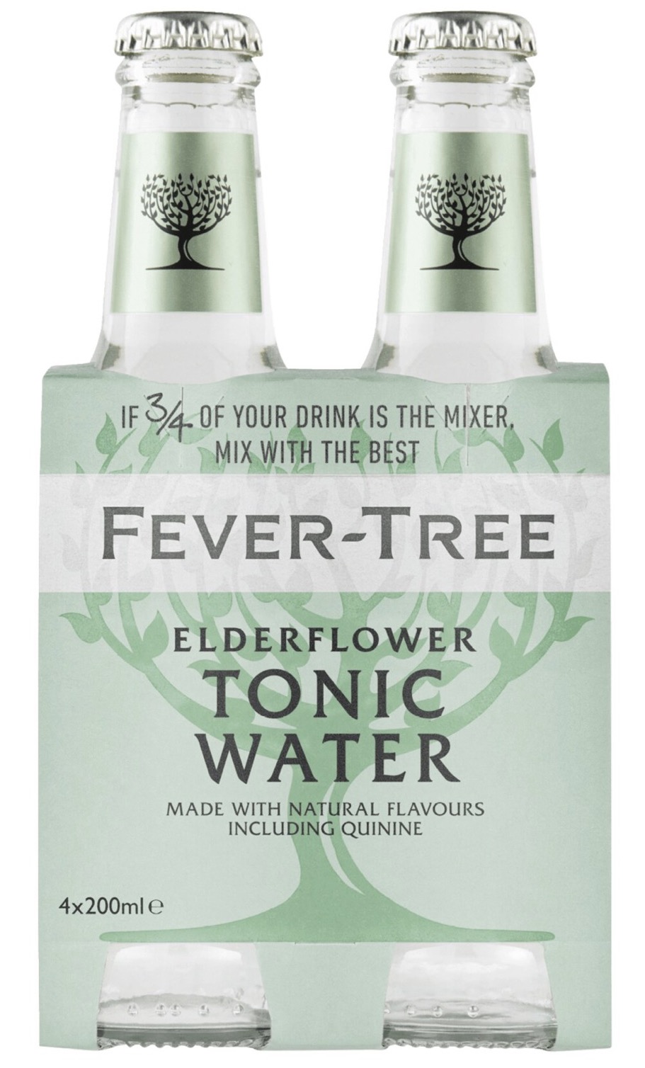 Fever Tree Elderflower Tonic Water 4x0,2L MEHRWEG