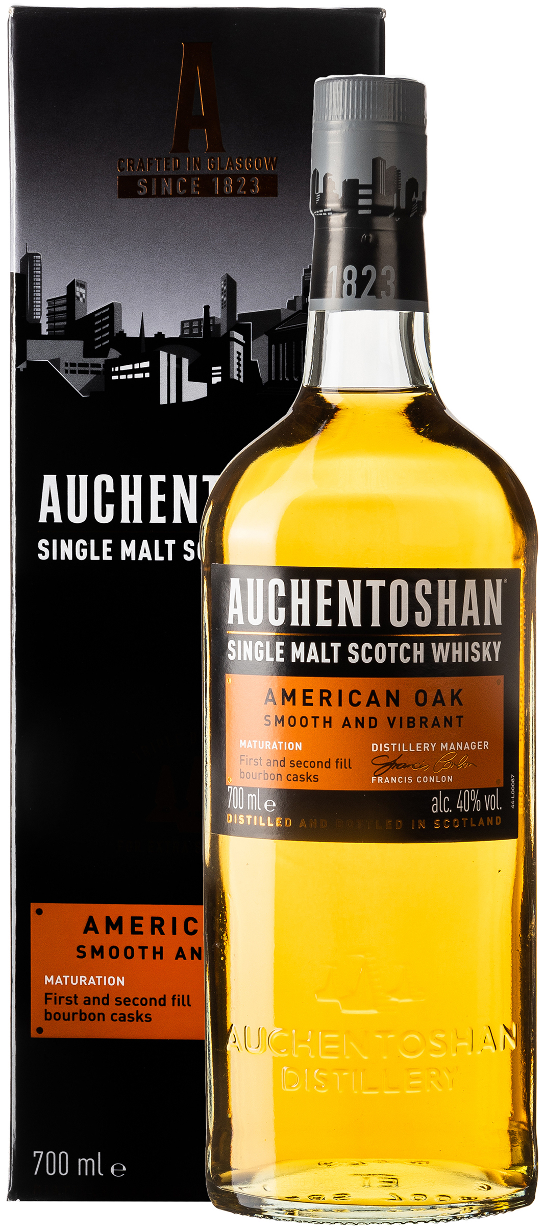 Auchentoshan American Oak Single Malt Scotch Whisky 40% vol. 0,7L