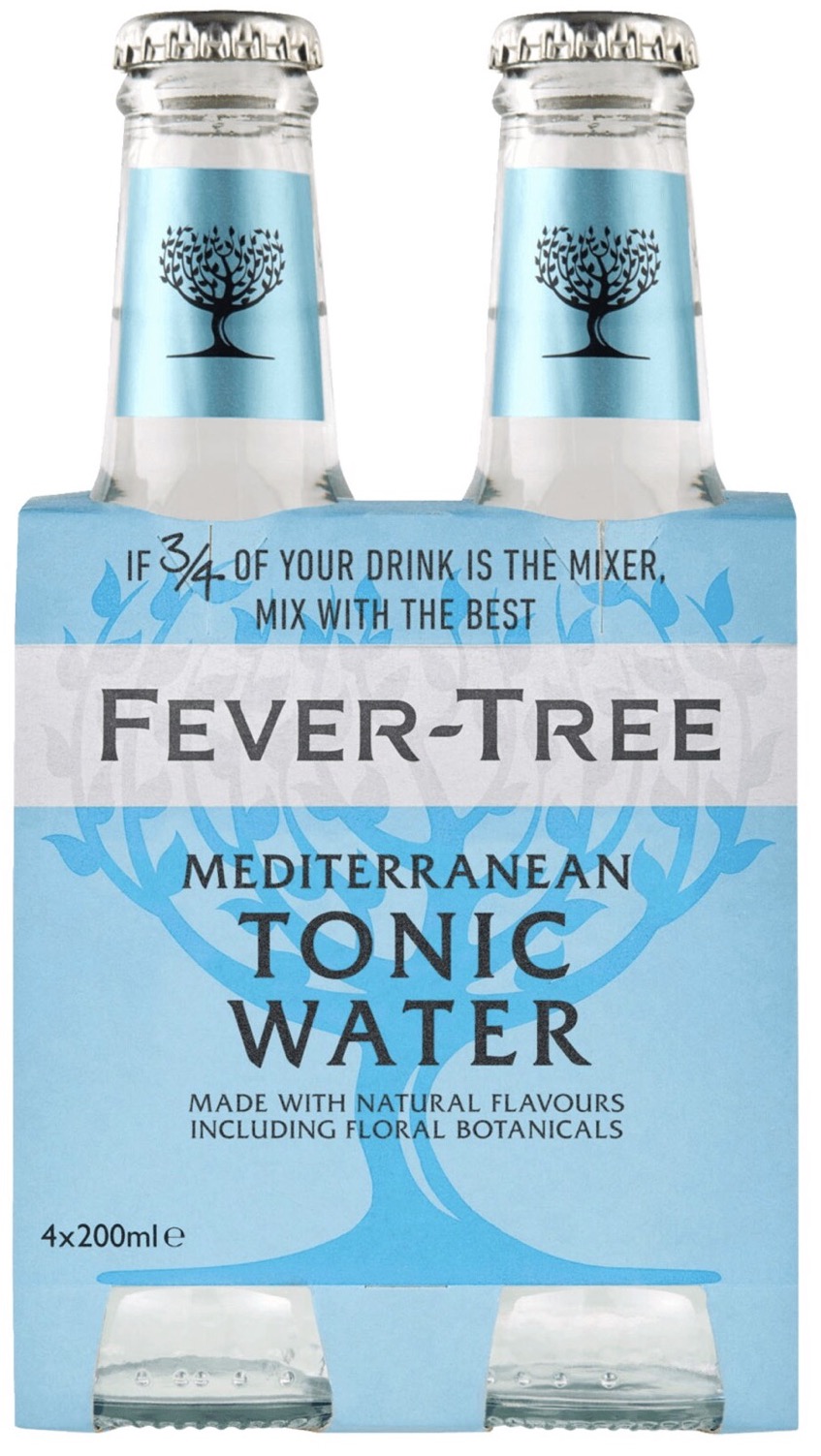 Fever Tree Mediterranean Tonic Water 4x0,2L MEHRWEG