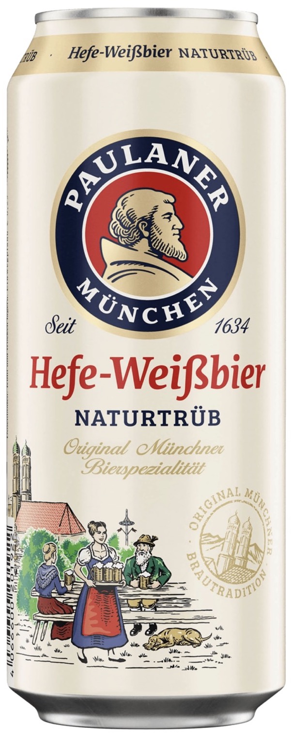 Paulaner Hefe Weißbier Naturtrüb 0,5L EINWEG