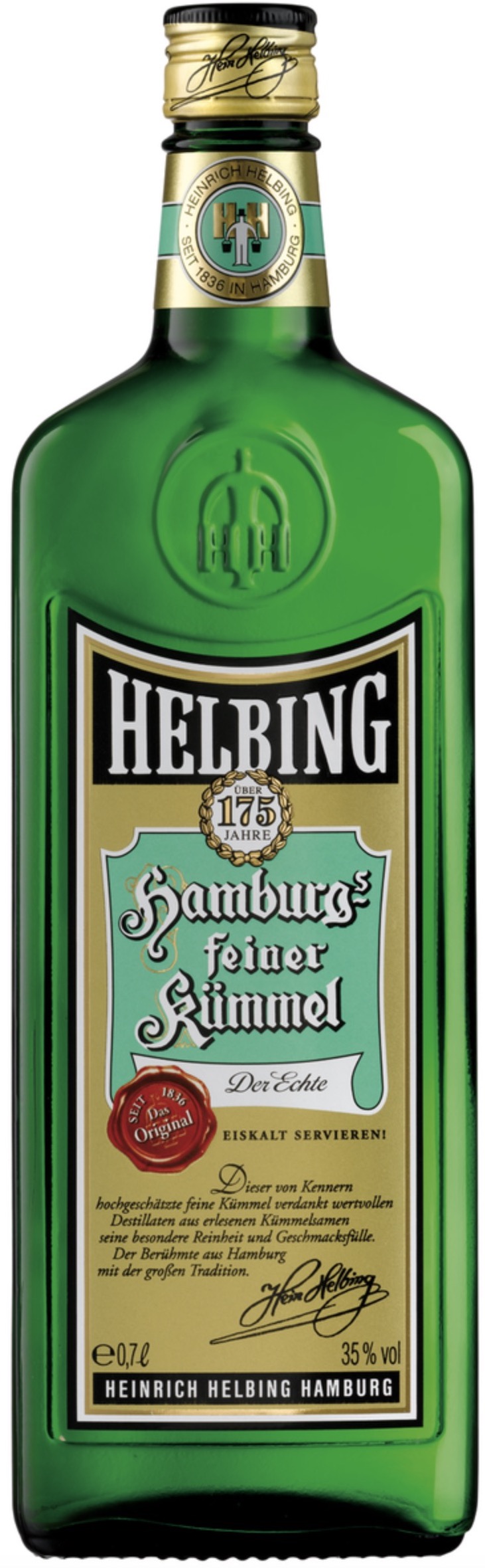 Helbing Hamburgs feiner Kümmel 35% 0,7L