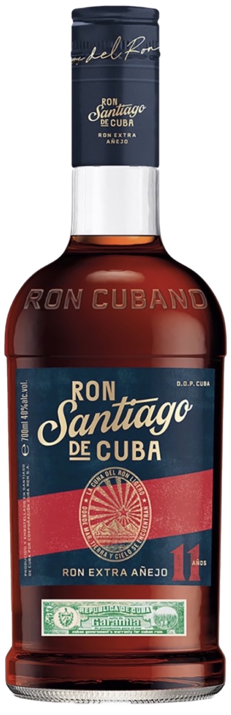 Santiago de Cuba 11 Jahre Extra Anejo Rum 40% vol. 0,7L