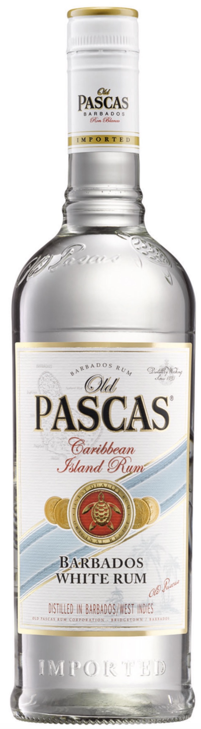 Old Pascas White Rum Light & Mild 37,5% vol. 0,7L