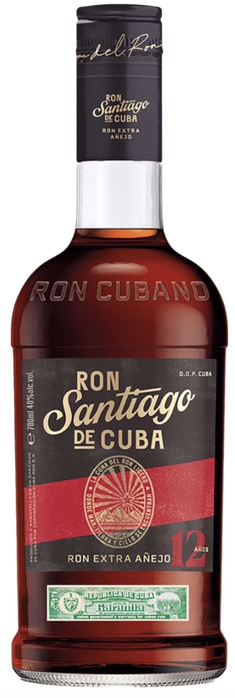 Santiago de Cuba 12 Jahre Extra Anejo Rum 40% vol. 0,7L