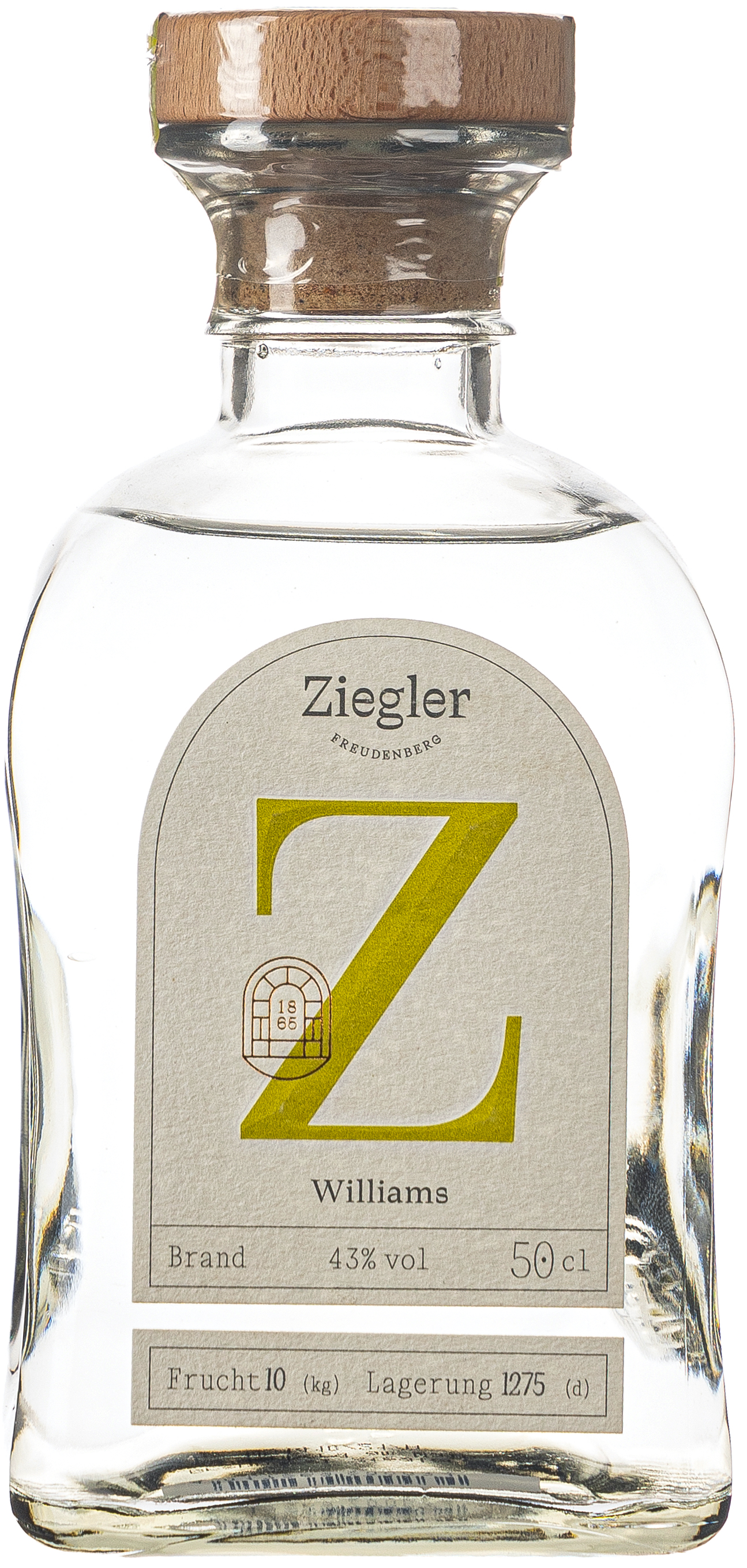 Ziegler Williamsbirnen Brand 43% vol. 0,5L