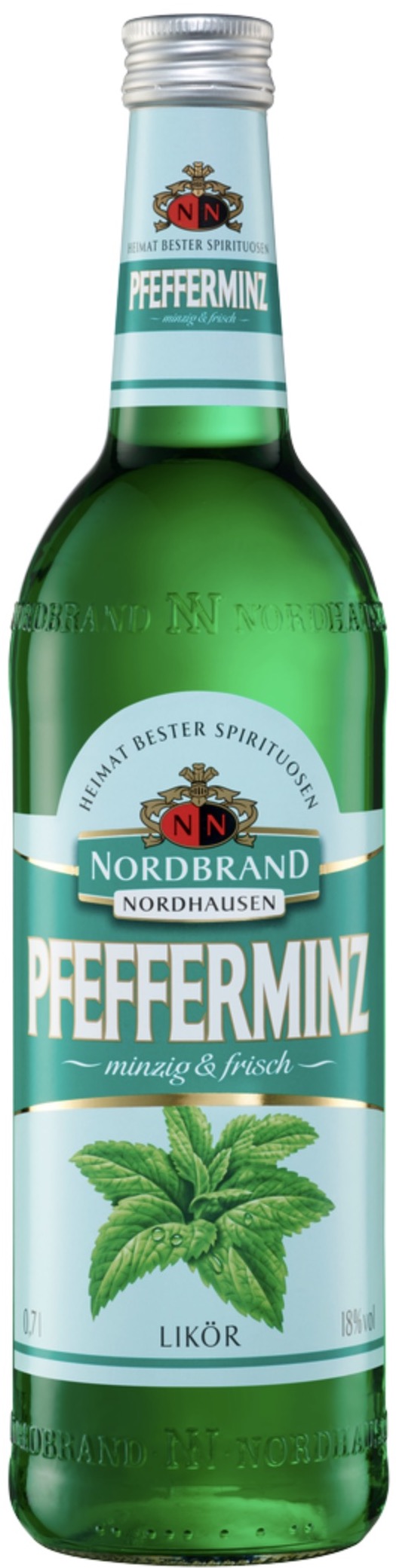 Nordbrand Hordhausen Pfefferminzlikör 18% vol. 0,7L