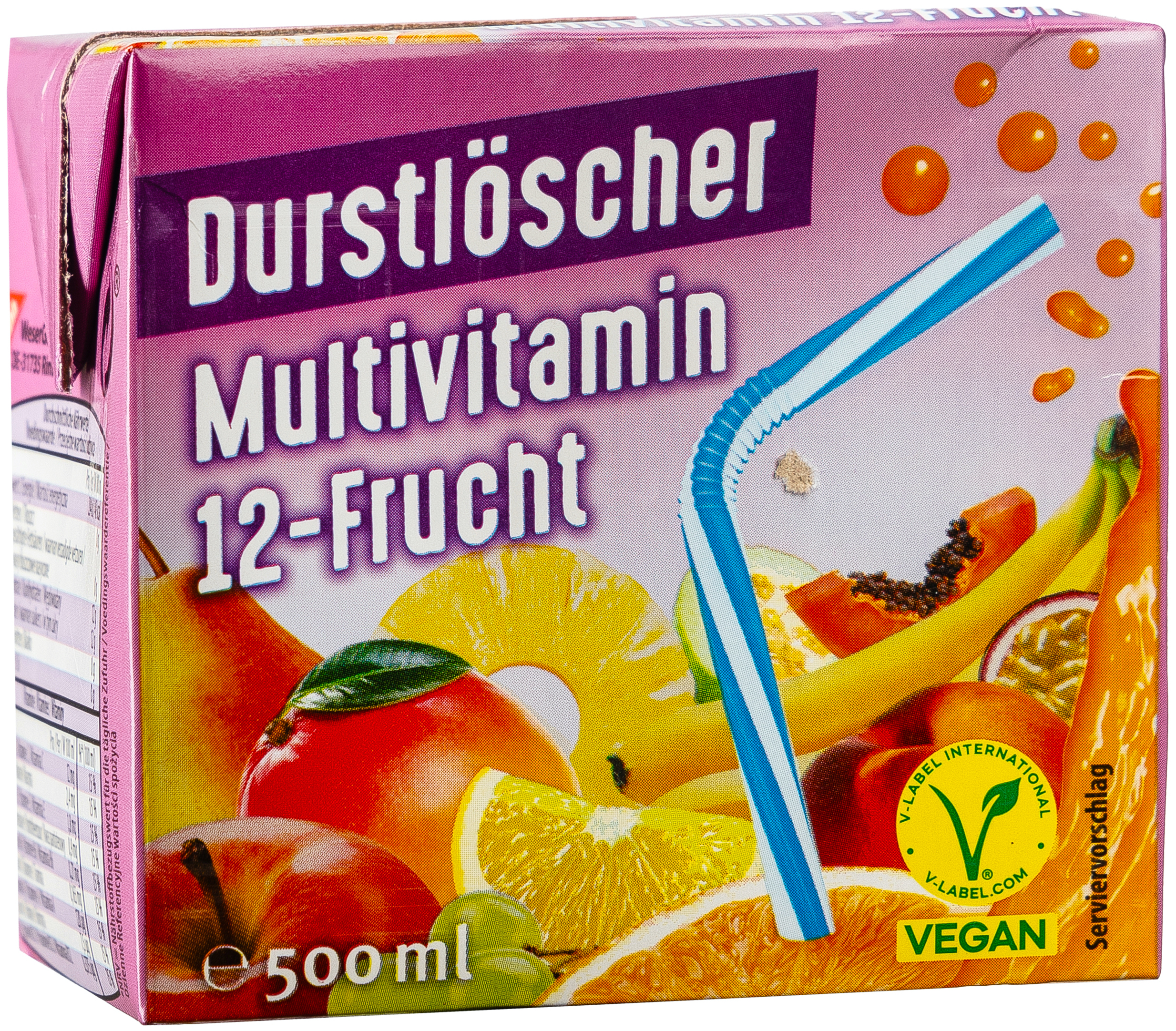 Durstlöscher Multivitamin 12-Frucht 0,5L